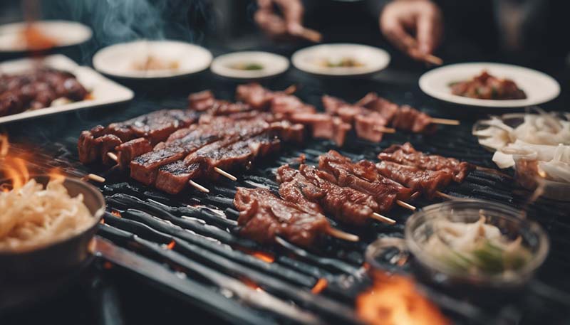 Korean BBQ: Grilling and Sharing